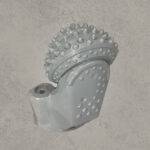 Tricone drill bit cutter with tungsten carbide insert teeth